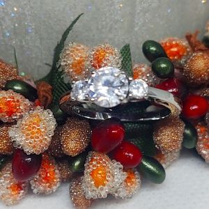 Brilliant Sterling CZ Ring